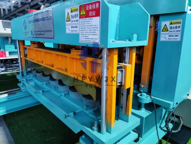 1100 Glazed Tile Roll Forming Machine - Production Output
