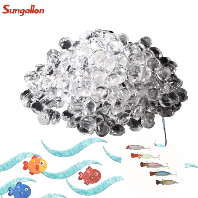 TPE Soft Rubber River Fishing Lures: Transparent TPE Granule-Made Ultra-Flex Bait for Lifelike Performance 0