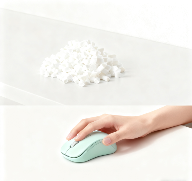 Durable Flexible Gentle-Grip Odor-Free Molding-Friendly for High-Performance Mouse Wheel Production TPE Granule 0