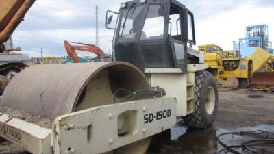 China USED INGERSOLL-LAND SD-150D Single Drum Vibration Road Roller For Sale for sale