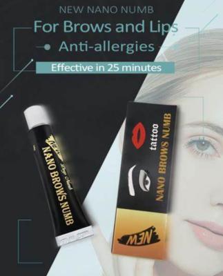Chine Maquillage instantané Crème de soulagement de la douleur pour tatouage Eyeliner anesthésique Crème anesthésique à vendre