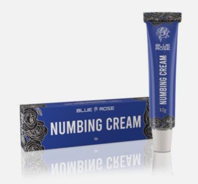 China Blue Rose Pain Stop Cream ODM Laser Hair Numbing Cream For Tattoo Soothing Relief for sale