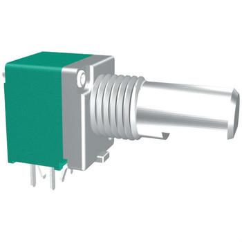 China 9mm rotary metal shaft potentiometer with switch for sale