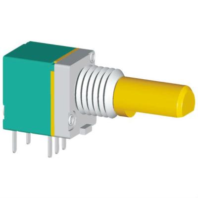 China 8mm rotary metal shaft potentiometer for audio applications for sale