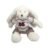 China OAINI Fluffy Baby Toy Plush Bunny Toy Soft Fabric PP Cotton Stuffed Animal Toy à venda