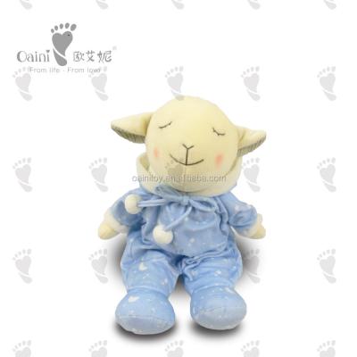 China ODM OEM New Design Soft Animal Toys Popular Stuffed Sleepy Sheep Dolls Factory Custom EN71 Standard Plush Lamb Toys à venda