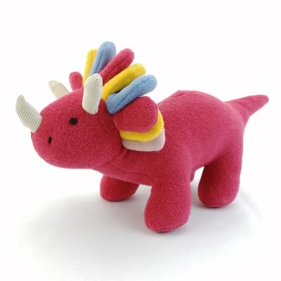 China Niños de peluche personalizados juguete de peluche de dinosaurio muñeco de cumpleaños regalos micro Terry relleno de dinosaurio en venta