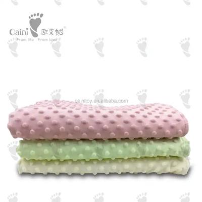 China Custom Super Soft Wave Point Winter Autumn Minky Dots Blanket para crianças ODM OEM à venda