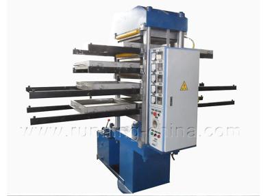 China Automatic Rubber Tile Making Machine , 4 Layer Rubber Tile Vulcanizing Machine for sale