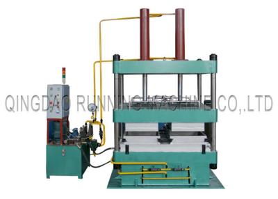 China 1000 * 1000mm Interlocking Rubber Tile Hydraulic Molding Making Machine for sale