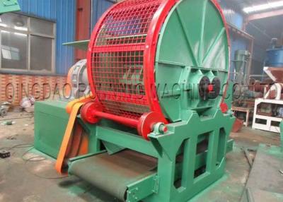 China Double Shaft Waste Tyre Shredding Machine 3 - 6T/H Capacity 55kw * 2 Driving Motor for sale