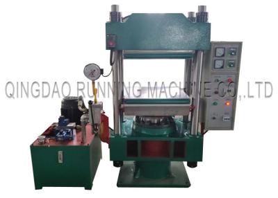 China Steel Bonded Hydraulic Rubber Moulding Machine Manual Control 100T With 600 * 600mm Heating Plates for sale