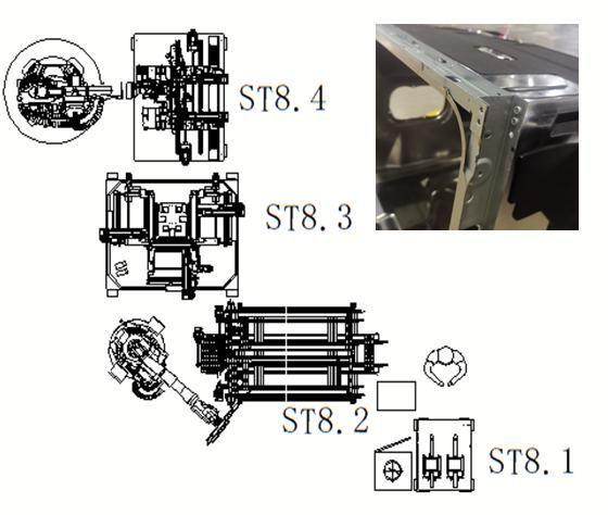 Home Appliance Dishwasher Tub Baking Line