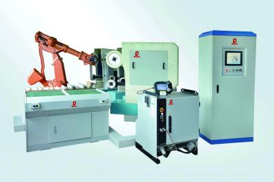 China A máquina de polonês robótico do torneira de superfície de cobre fácil opera-se com sistema do CNC à venda