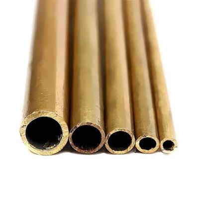 China ASTM C11000 Metric Brass Tubing 5.8m 6m Customized Thick Wall Copper Pipe for sale
