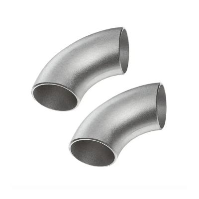 China Bright Mirror 304 Pipe Fittings SS Steel Tubing Elbows for sale