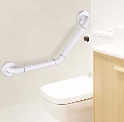 China 135 Degree Curved Stainless Steel Grab Bar Multipurpose For Shower Bathroom for sale