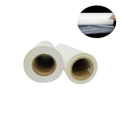 China 0.03mm 0.20mm Clear Adhesive Paper Roll , 0.96g/cm3 Smooth Thermo Adhesive Film for sale