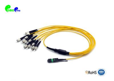China MTP Trunk Cable Single Mode Breakout 2.0mm Cable MTP Female To FC UPC 12 Fibers LSZH OS2 9 / 125μm for sale