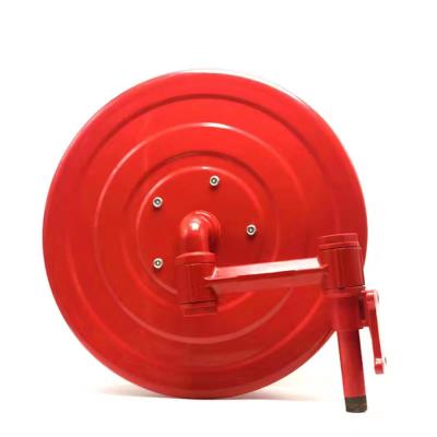 China 25 Meter Fire Hydrant Hose Reel With Sprinkler Flexible Nozzle for sale