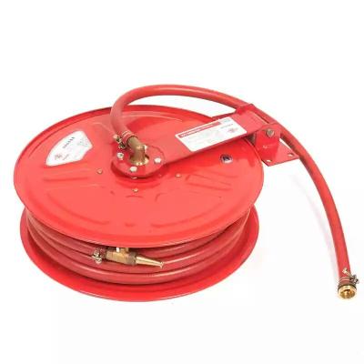 China Brass Valve Fire Fighting Hose Reel With Cabinet Customized Color for sale