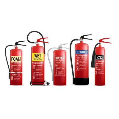 China 6kg Fire Extinguisher Equipment 30% ABC Dry Powder Car Fire Extinguisher for sale