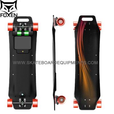 中国 2016 最も最近のカーボン繊維の電気スケートボード、xinda のスポーツのよい会社の供給カーボン繊維のスケートボード 販売のため