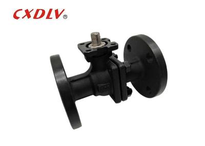 China WCB 2 Pcs Manual Stainless Steel Flange Casting Steel Ball Valve With Mounting Pad for sale