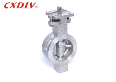 China High Performance Wafer Butterfly Valve Stainless Steel Double Eccentric GB PN16 for sale