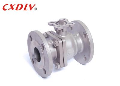 China JIS 20K 2PC Cast Steel Ball Valve ISO5211 Direct Mounting Pad for Motor for sale