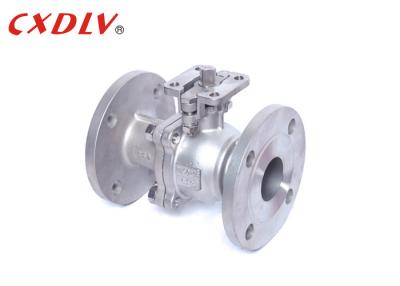 China Electric Actuator High Pressure Full Port Two Piece Ball Valve Double Flange Ends for sale