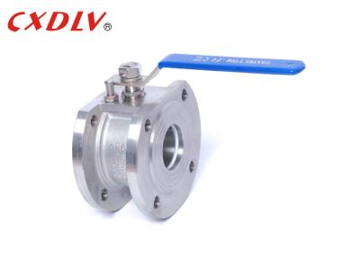 China 1pc Handle Wafer Flanged Ball Valve PTFE PPL Seat Italy Ball Valve Normal Pressure for sale