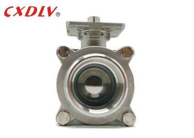 China CF8 CF8M BSPT Screw 6 Inch Threaded Ball Valve with High Platform for Direct Mounting for sale