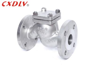 China Durable Globe Stop Lifting Check Valve Flange Connection Style for sale