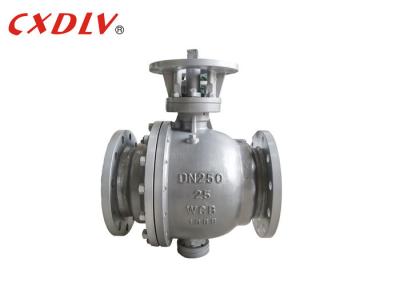 China Carbon Steel 10 Inch 2pcs Trunnion Mounted Ball Valve American Standard for sale