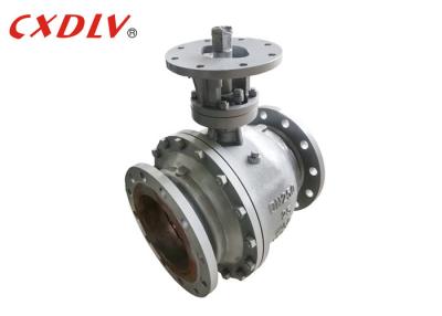 China Casting Steel Trunnion Ball Valve WCB PN25 High Pressure Control  Valve for sale