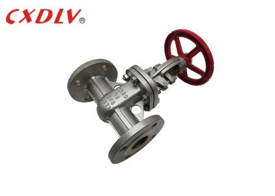 China OEM Stainless Steel Flange Ended Gate Valve Metal Seal With Handwheel CF8 CF8M for sale