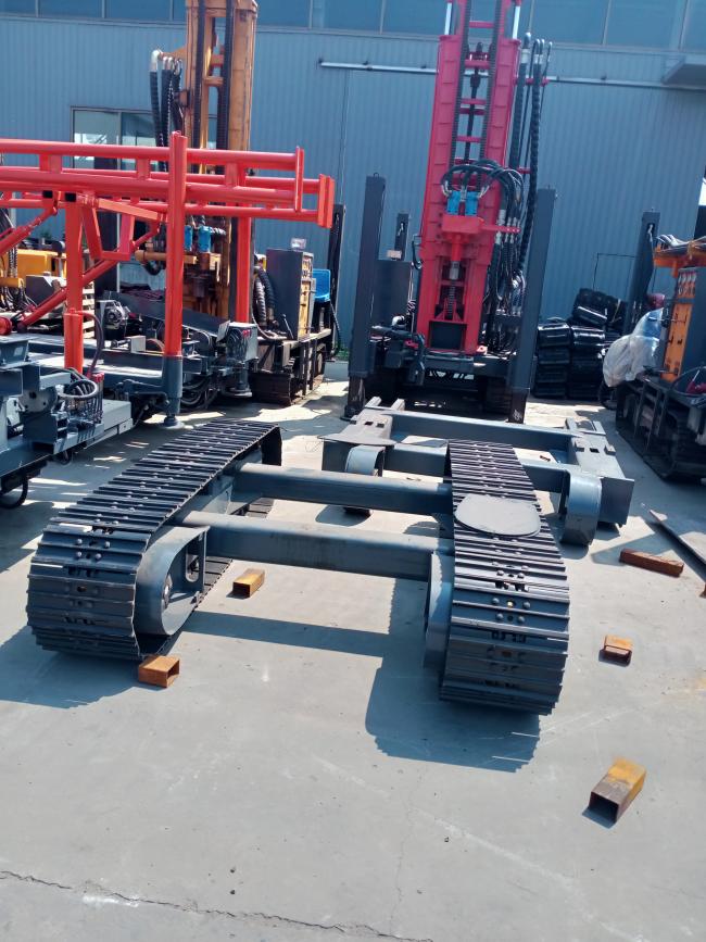Tracked platform in industrial setting