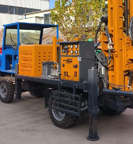 Drilling rig hydraulic system detail