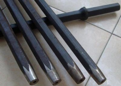 China Carbon Steel Integral Drill Rods , Mining Drill Rods For Rock Drilling for sale