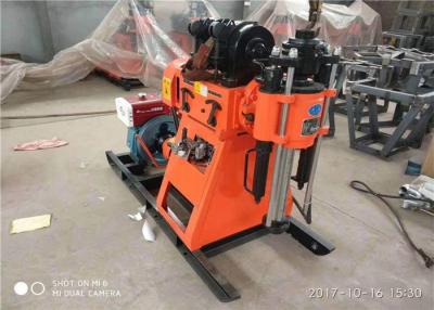China Depth Portable Mining Drill Rig , Water Drilling Machine For Water Seeking Project 150m for sale