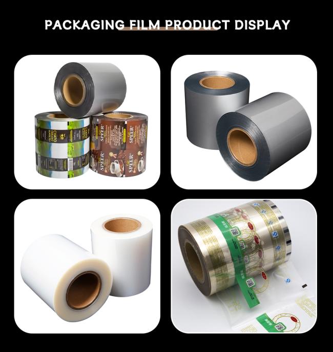 Food grade multi-layer powder packaging roll film sample