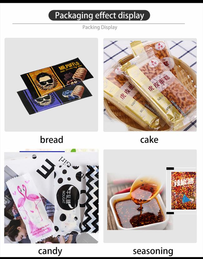 Non-slip matte roll film for food packaging
