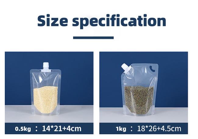 Custom printed spout pouch design