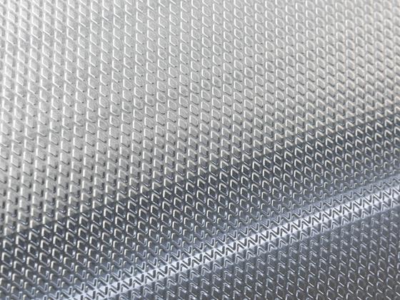 Anodized Orange Peel Stucco Embossed Corrugated Aluminum Sheet