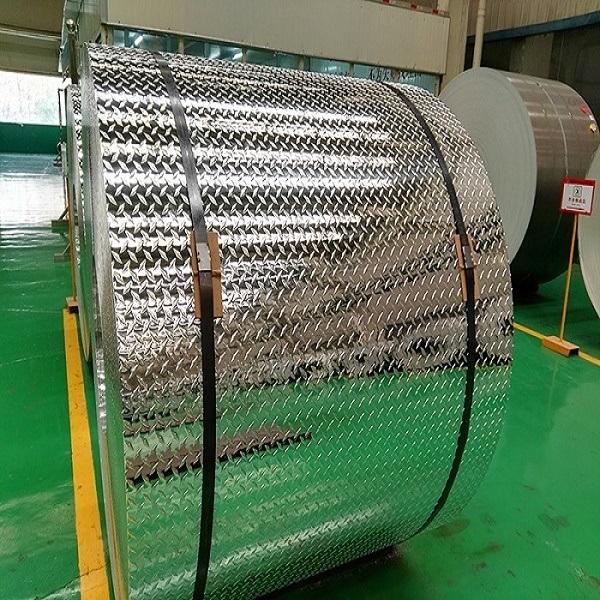 3003 1050 5052 5083 Diamond Aluminum Sheet Coil One Bar Aluminium Checkered Plate for Truck and Sidewalk