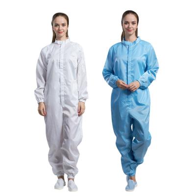 China Hooded Clean Room Anti Static Garments Polyester Dustfree ESD Workwear for sale