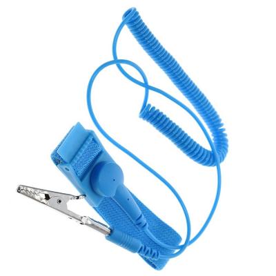 China 25G PVC Electronics Anti Static ESD Wrist Strap For Cleanroom for sale