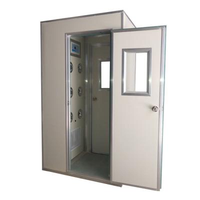 China GMP Standard 380V Pharmaceutical Cleanroom Air Shower Sliding Door for sale