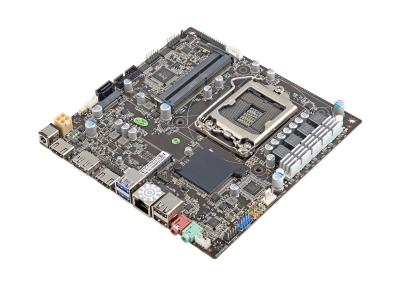 China DP B365 Thin Mini ITX Motherboard Support Intel 8th/9th CPU Gigabit LAN 17 X 17CM Size for sale